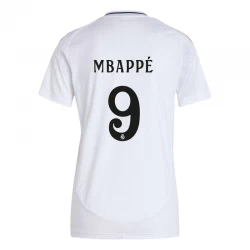 Dame Real Madrid Mbappe #9 Fodboldtrøjer 2024-25 Hjemmebanetrøje